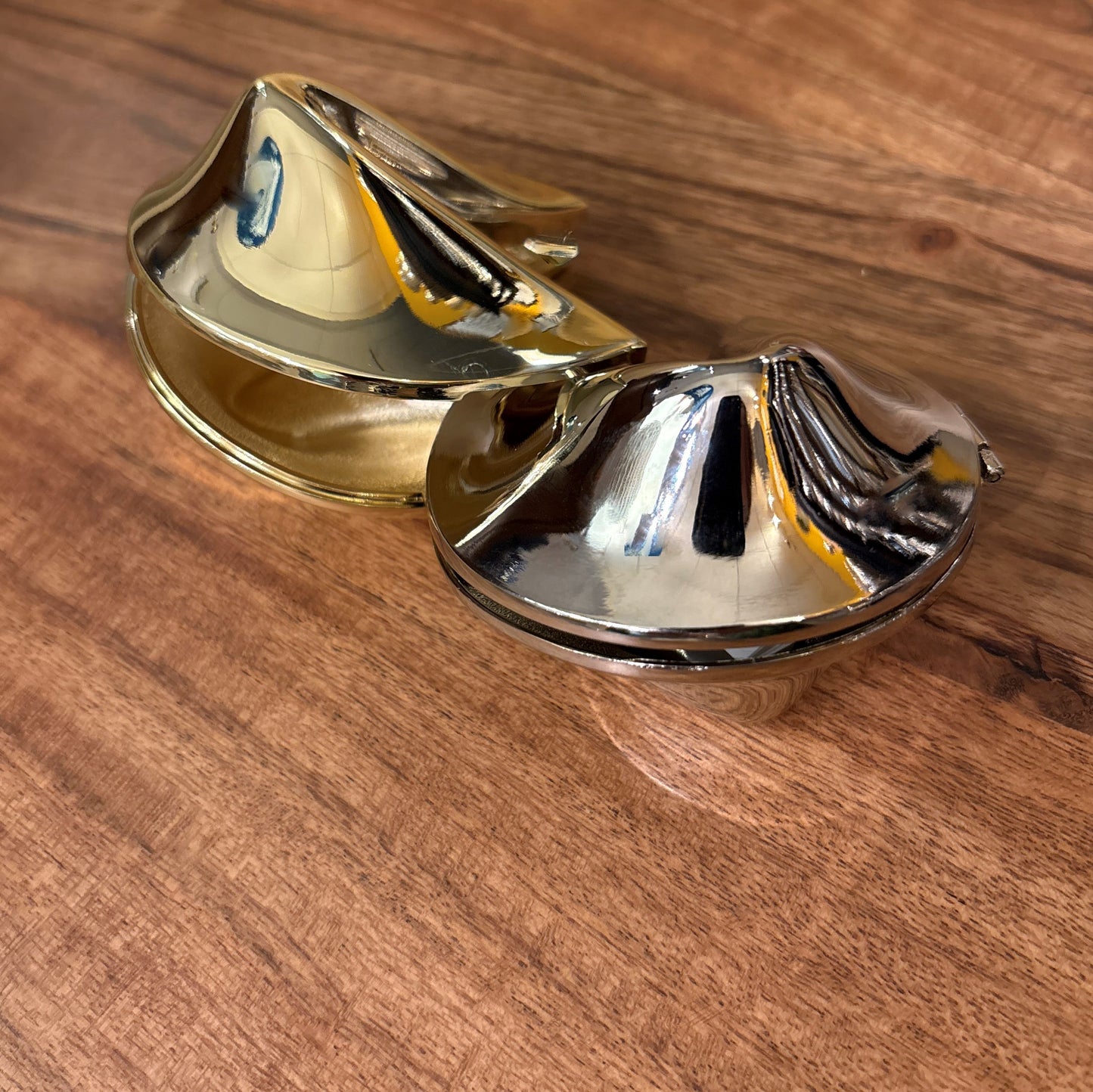 Gold Fortune Cookie Keepsake Box