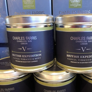 British Expedition Tin Candle