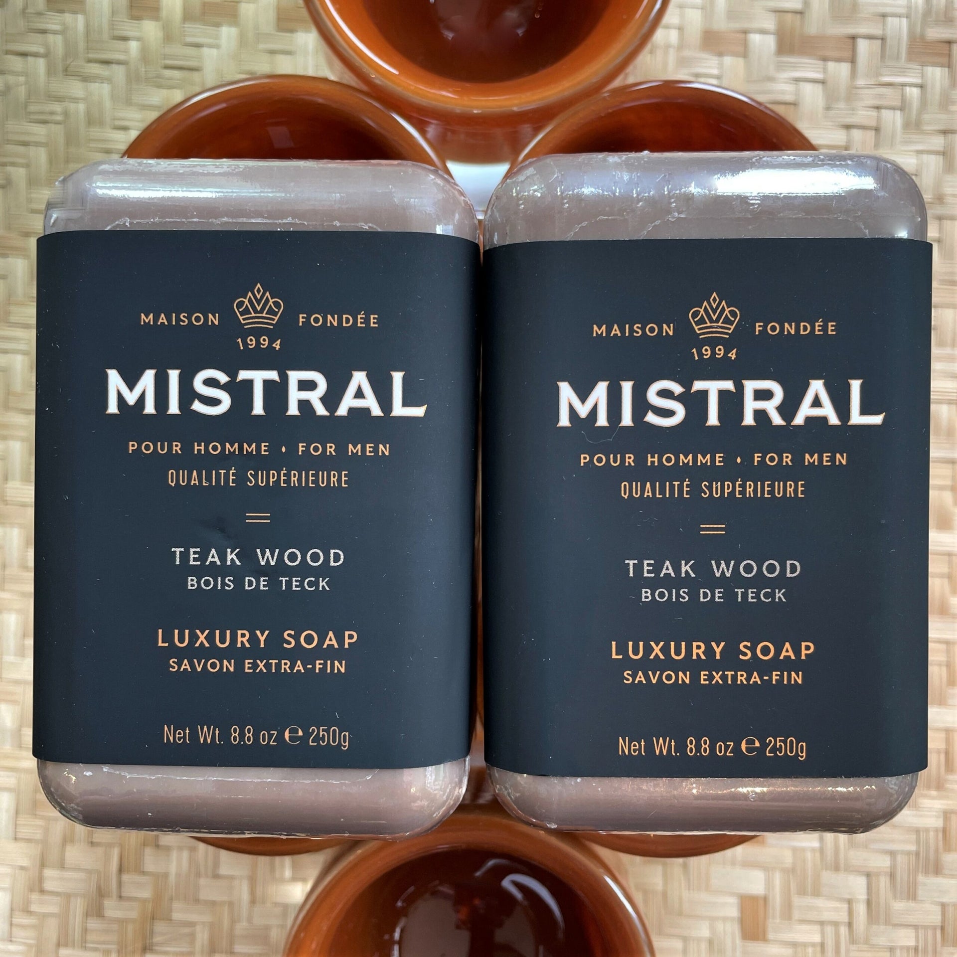  Mistral Men's Natural Hand Soap, Cedarwood Marine