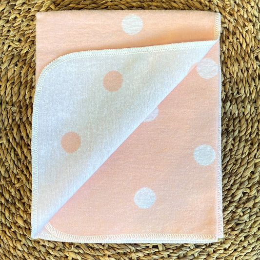 Pink Dotted Baby Blanket