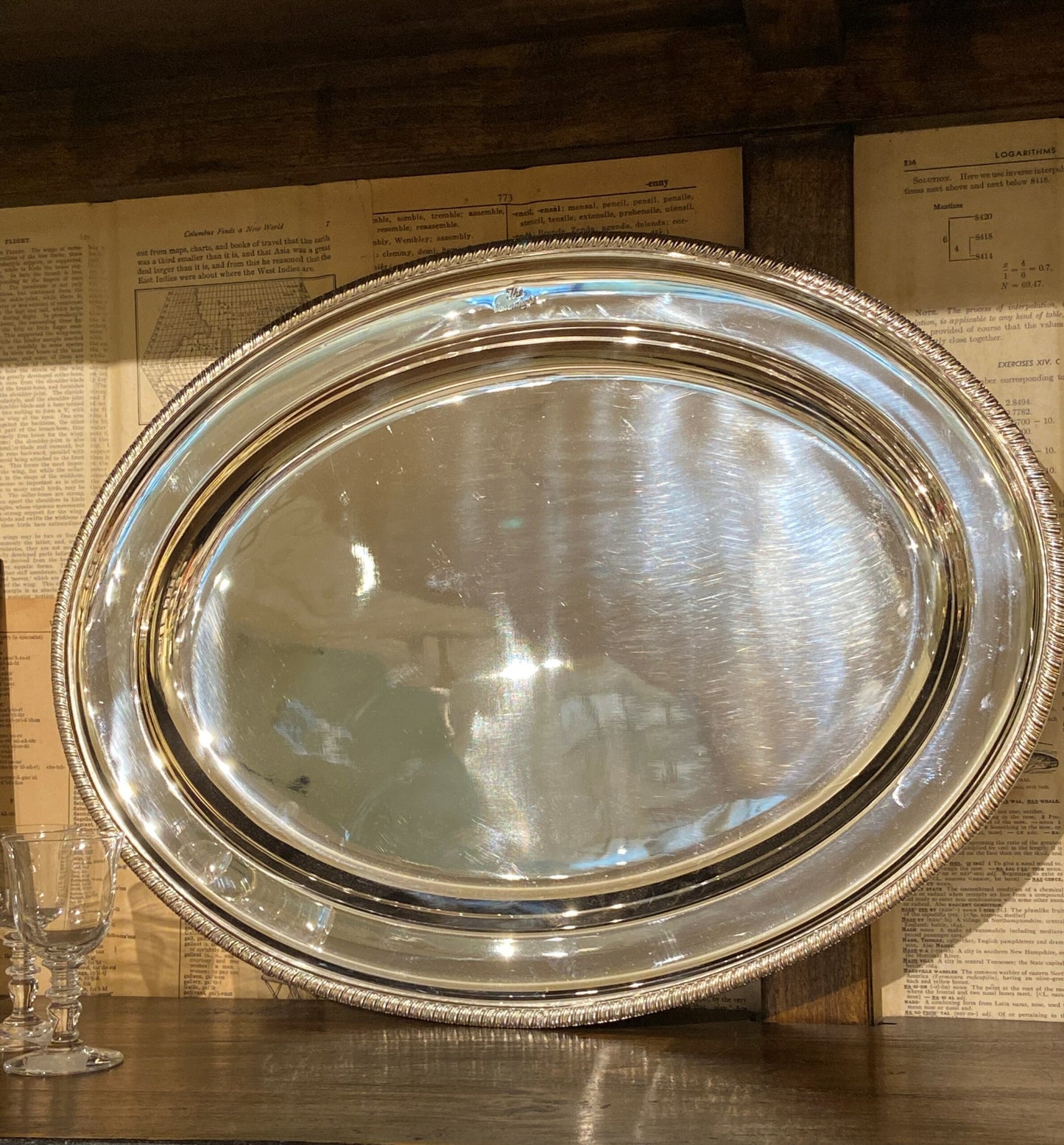 Hotel Silver Oval Platter, 18"