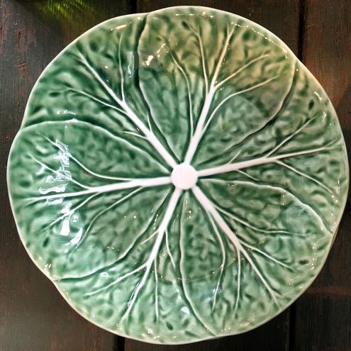 Green Cabbage Dessert Plate
