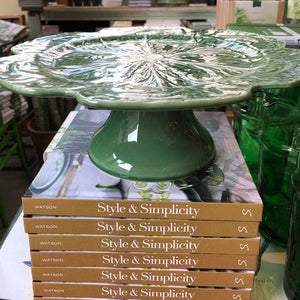 Green Cabbage Cake Stand