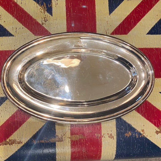 Vintage Hotel Silver Connaught Fish Flat Plate