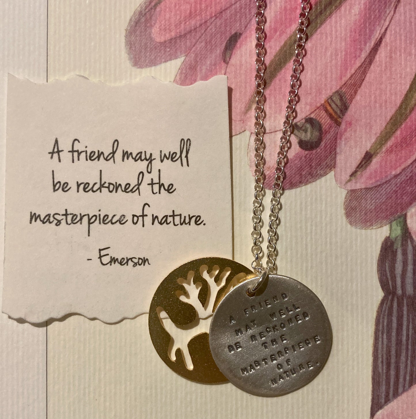 Emerson, A Friend Necklace