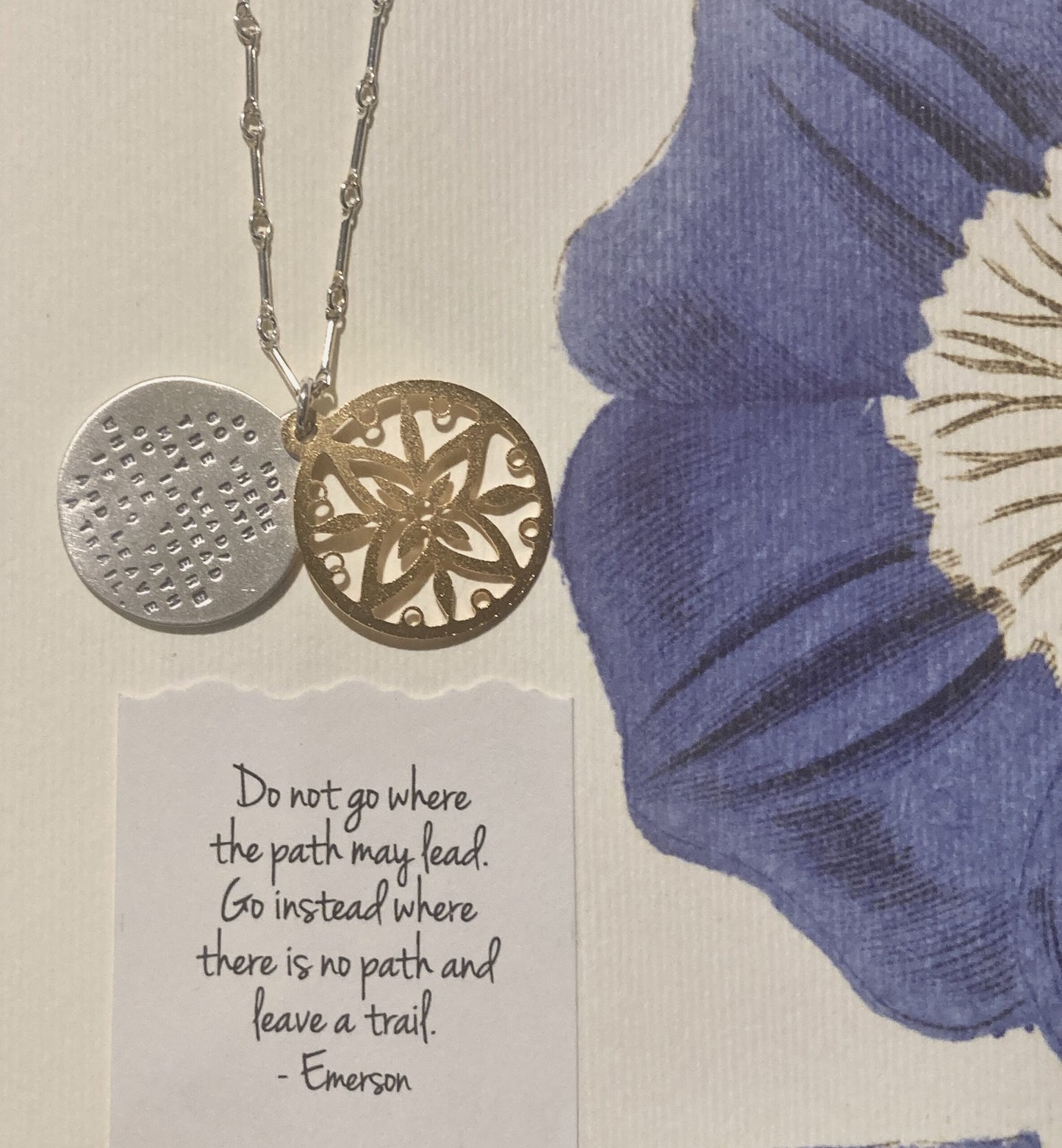 Emerson Quote Necklace