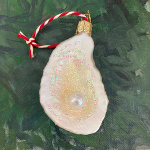 Oyster with Pearl Holiday Ornament