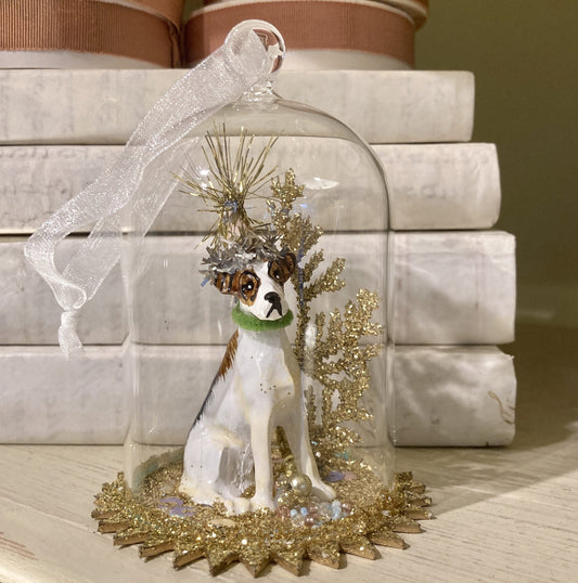 Party Dog Globe Ornament