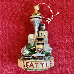 Seattle Skyline Tree Ornament