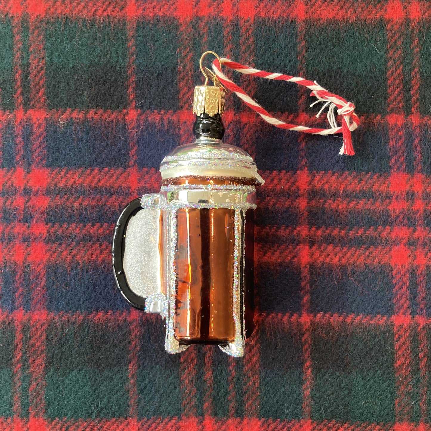 French Press Coffee Ornament