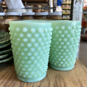 Jadeite Hobnail Tumbler