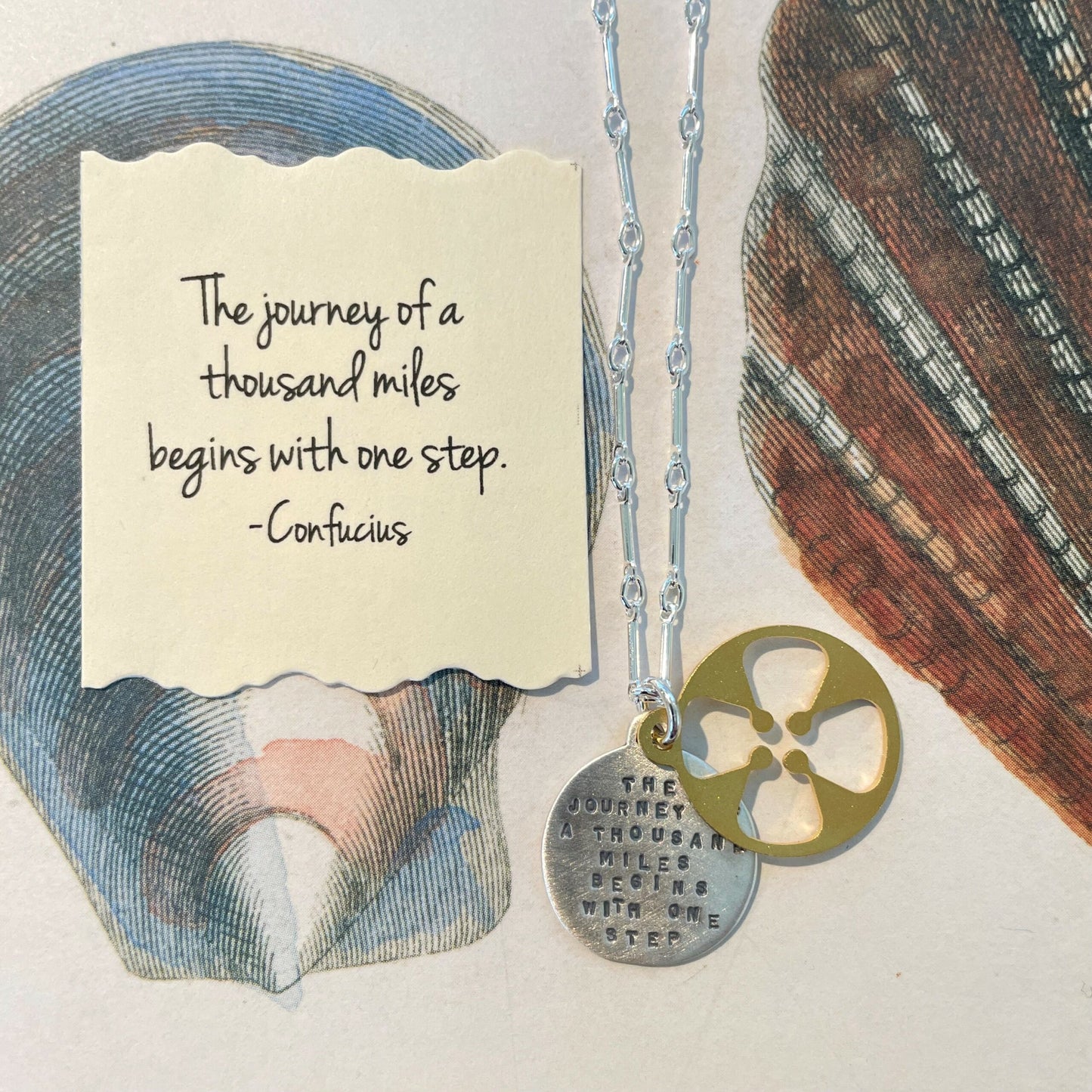 Confucius Quote Necklace