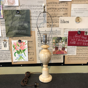 Vintage Alabaster Lamp 9