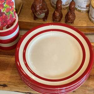 Cornishware Red Dinner Plate
