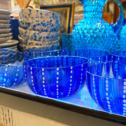 Blue Dotted Bowl