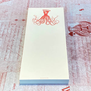 Alexa Pulitzer Royal Red Octopus Notepad