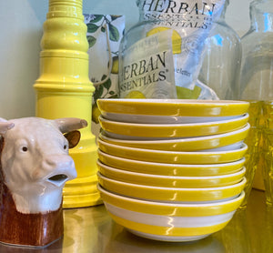 Cornishware Yellow Striped Cereal Bowl