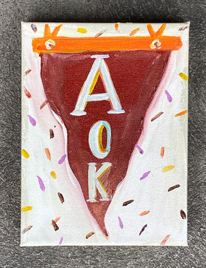 A-OK Pennant by Mindy Carpenter