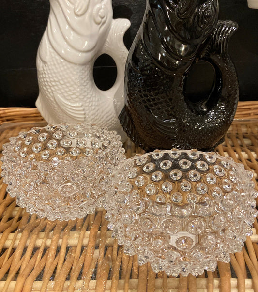 Clear Hobnail Small Bowl