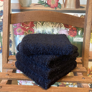 Black Wash Towel