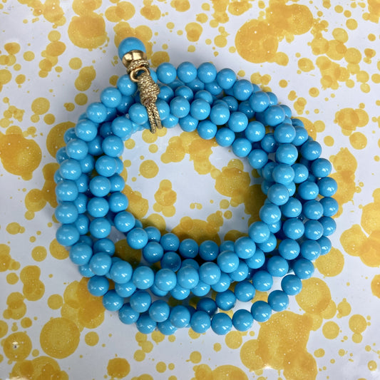 Smooth Turquoise Bracelet Set
