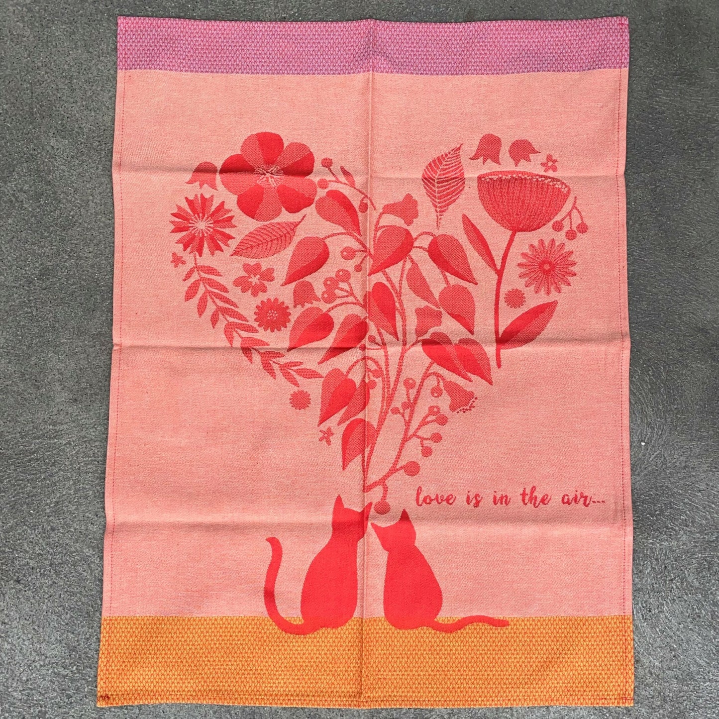 Cat Valentine Tea Towel