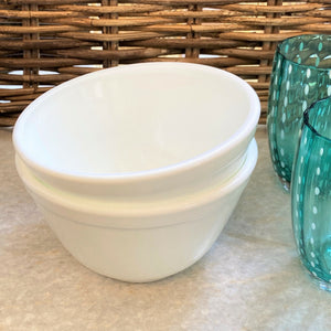 Small Milk Glass Mixing Bowl