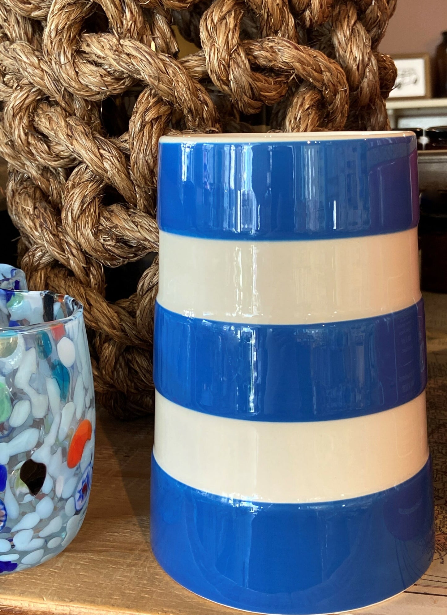 Cornishware Blue Medium Vase