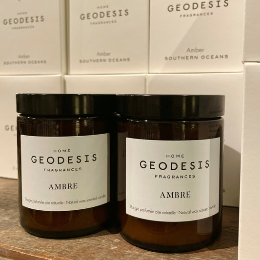 Geodesis Amber Jar Candle