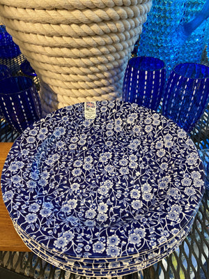 Blue Calico Large Plate