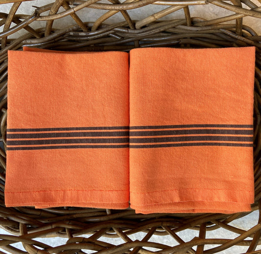 Piano Orange Tea Towel