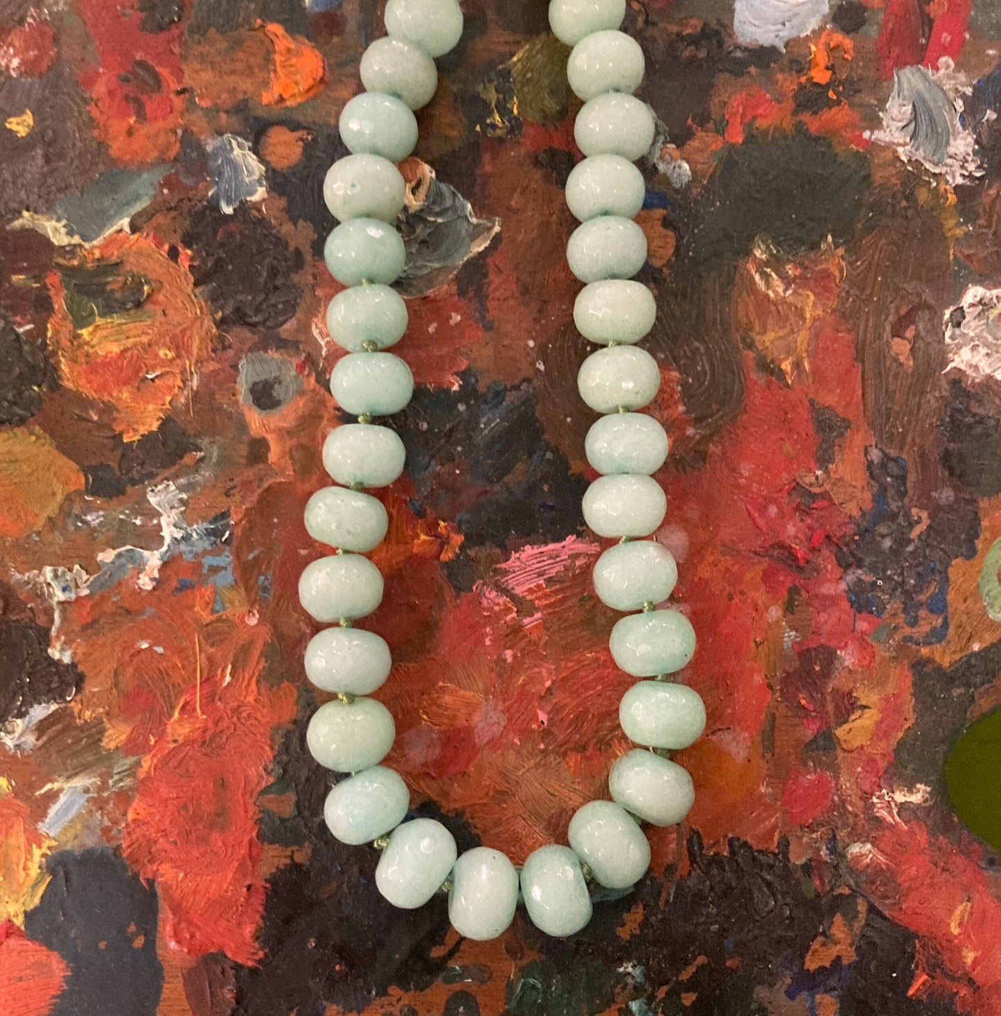 Sea Green Quartz Necklace