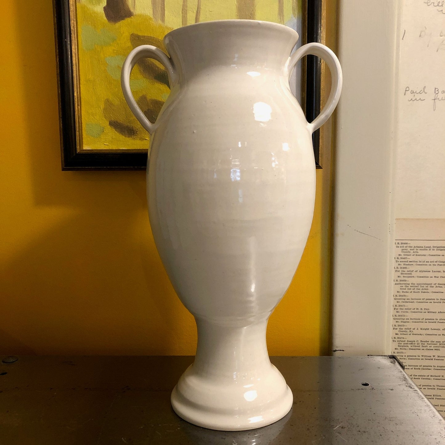 Curved Pedestal Vase
