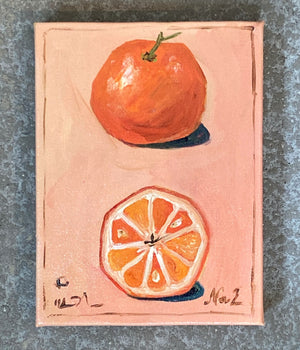 Orange Botanical Illustration by Mindy Carpenter