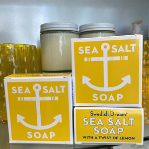 Sea Salt Summer Lemon Bar Soap