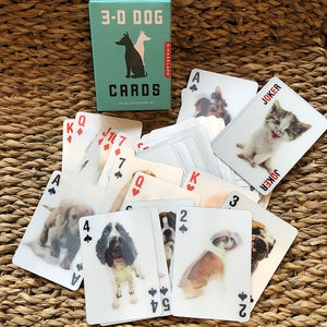 3D Dog Playing Cards