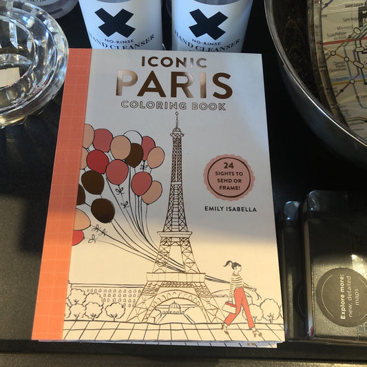 Iconic Paris Coloring Book