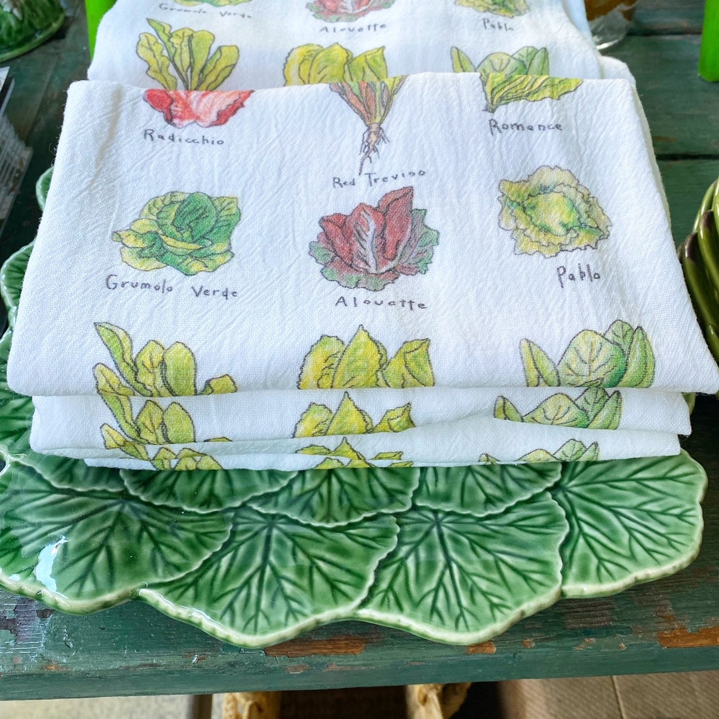 Lettuce Flour Sack Towel