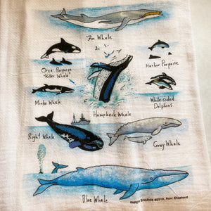 Whale Flour Sack Towel