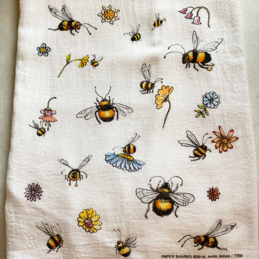 Bumble Bee Flour Sack Towel
