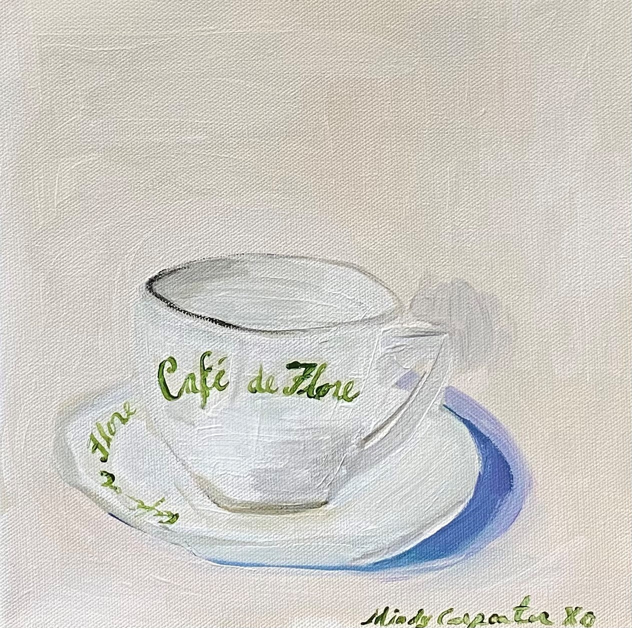 Cafe de Flore Cup by Mindy Carpenter
