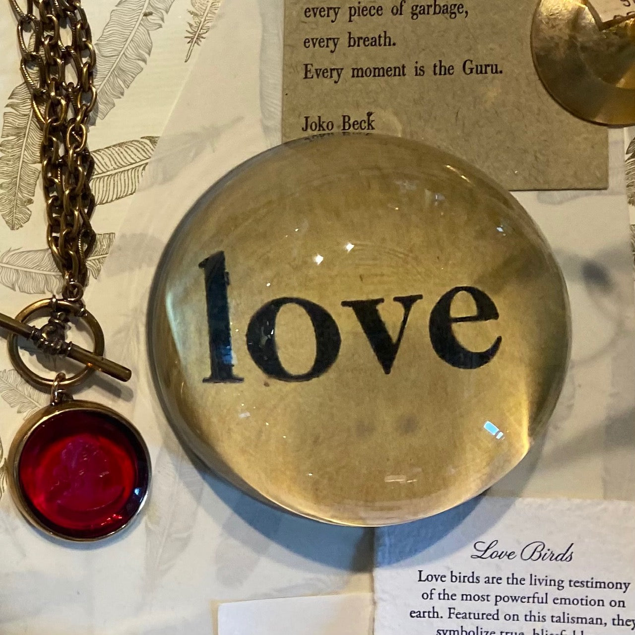 Love Dome Paperweight