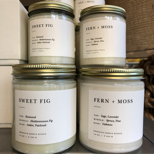 Fern and Moss Jar Candle