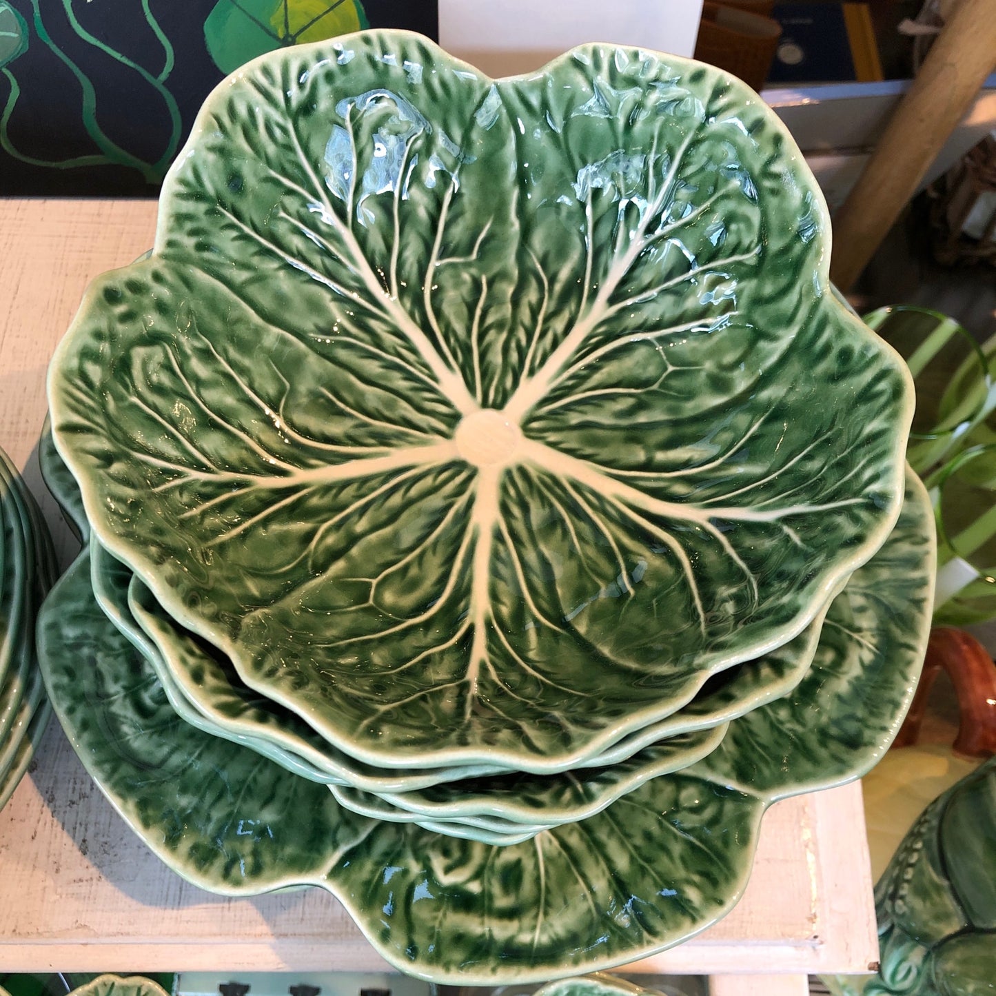 Green Cabbage Cereal Bowl