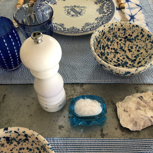 Blue Vintage Salt Cellar