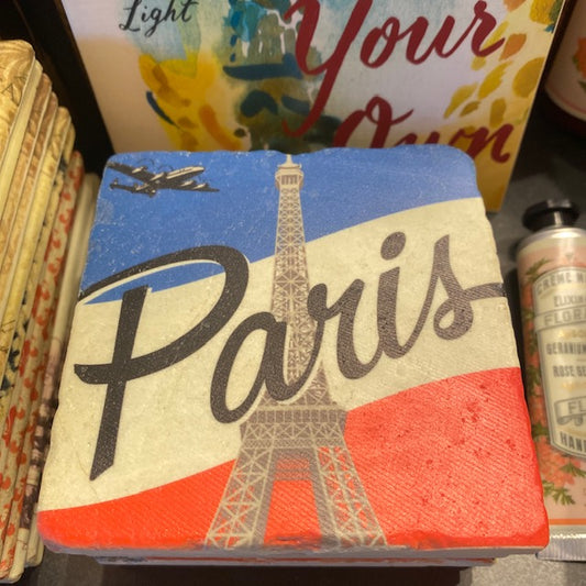Vintage Paris Marble Coaster