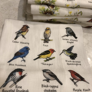 Bird Flour Sack Tea Towel