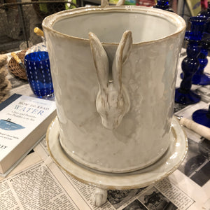 Rabbit Planting Pot & Tray