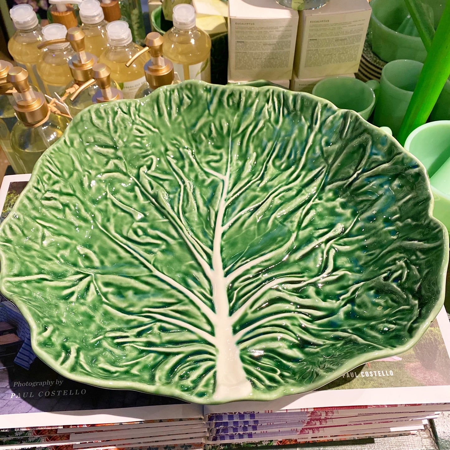 Large Green Cabbage Bowl