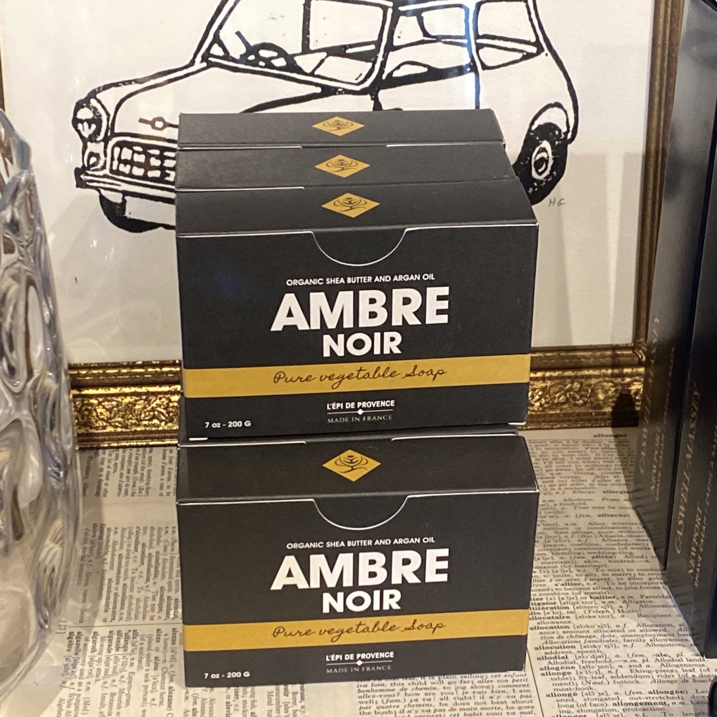 Ambre Noir French Bar Soap